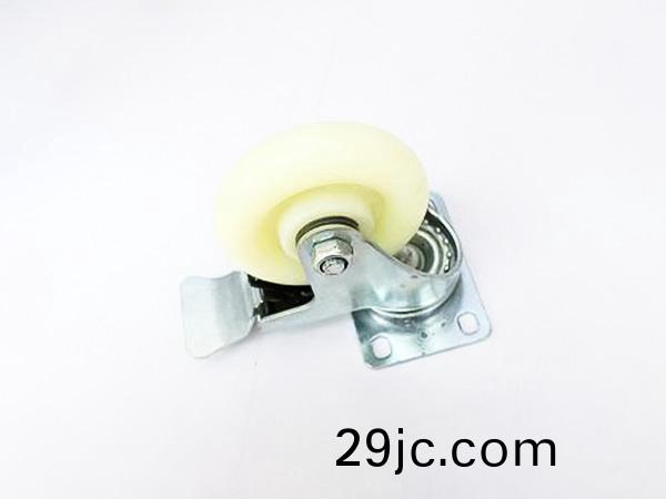 雙(shuang)軸承白尼(ni)龍輪(lun)應用(yong)